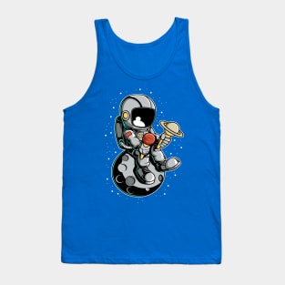 astronaut ice cream planet Tank Top